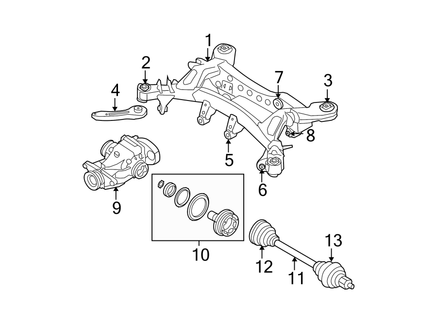 13REAR SUSPENSION. AXLE & DIFFERENTIAL.https://images.simplepart.com/images/parts/motor/fullsize/1942635.png