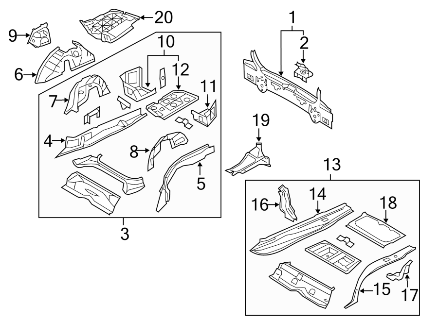 REAR BODY & FLOOR.