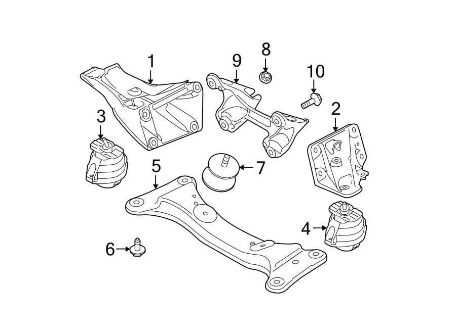 ENGINE & TRANS MOUNTING.