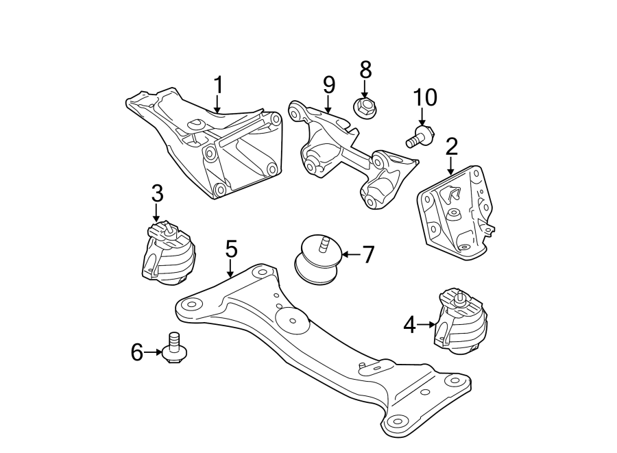 ENGINE & TRANS MOUNTING.