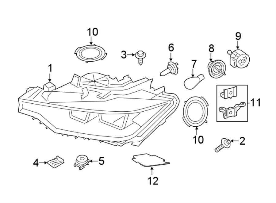 2FRONT LAMPS. HEADLAMP COMPONENTS.https://images.simplepart.com/images/parts/motor/fullsize/1943042.png