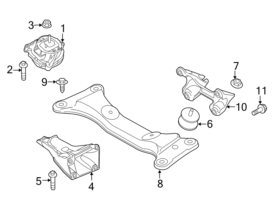 ENGINE & TRANS MOUNTING.