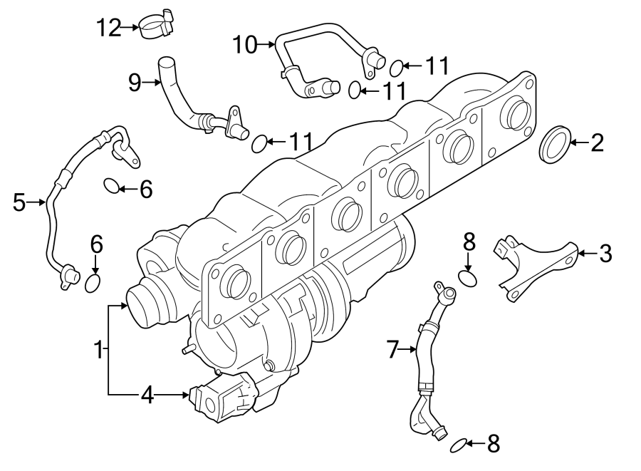 TURBOCHARGER & COMPONENTS.