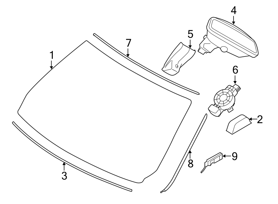 3WINDSHIELD. GLASS. REVEAL MOLDINGS.https://images.simplepart.com/images/parts/motor/fullsize/1943405.png