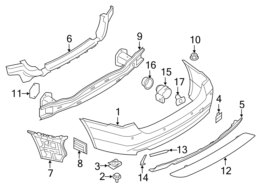 13REAR BUMPER. BUMPER & COMPONENTS.https://images.simplepart.com/images/parts/motor/fullsize/1943980.png