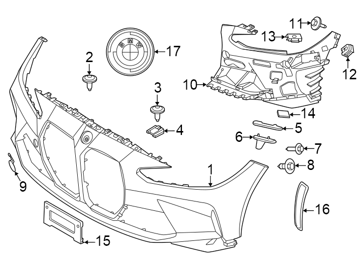 10Front bumper & grille. Bumper & components.https://images.simplepart.com/images/parts/motor/fullsize/1944011.png