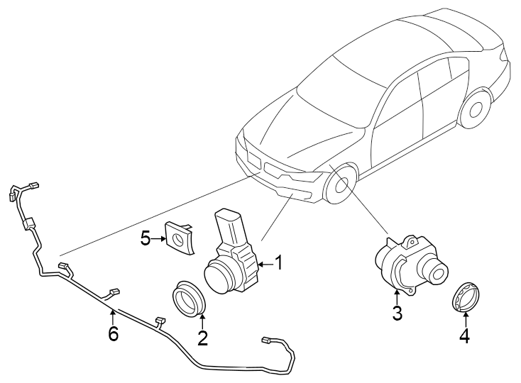 5Front bumper & grille. Electrical components.https://images.simplepart.com/images/parts/motor/fullsize/1944019.png