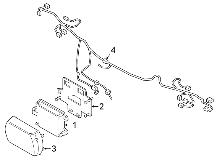 FRONT BUMPER & GRILLE. ELECTRICAL COMPONENTS.