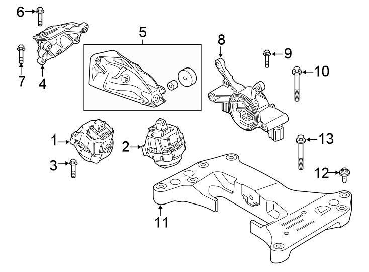 ENGINE & TRANS MOUNTING.