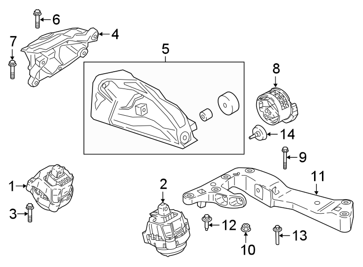 ENGINE & TRANS MOUNTING.