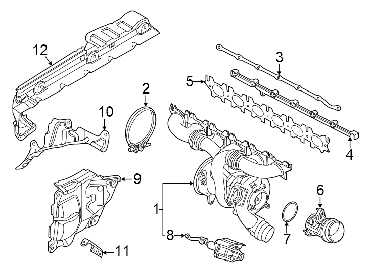 8Turbocharger & components.https://images.simplepart.com/images/parts/motor/fullsize/1944269.png