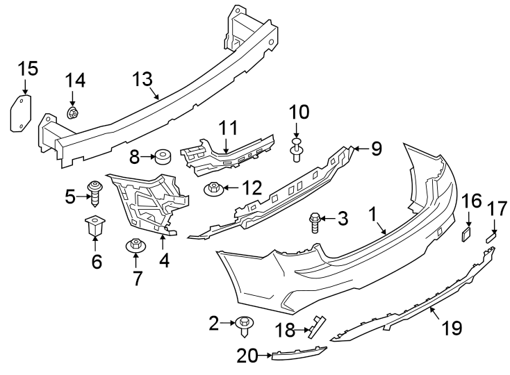 16REAR BUMPER. BUMPER & COMPONENTS.https://images.simplepart.com/images/parts/motor/fullsize/1944745.png