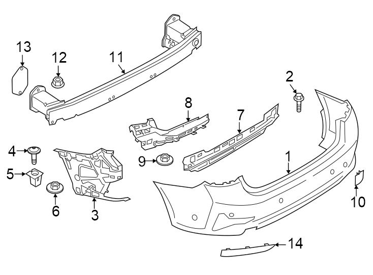 12Rear bumper. Bumper & components.https://images.simplepart.com/images/parts/motor/fullsize/1944750.png