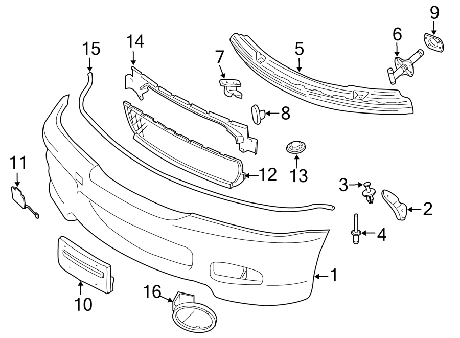 5FRONT BUMPER. BUMPER & COMPONENTS.https://images.simplepart.com/images/parts/motor/fullsize/1945020.png