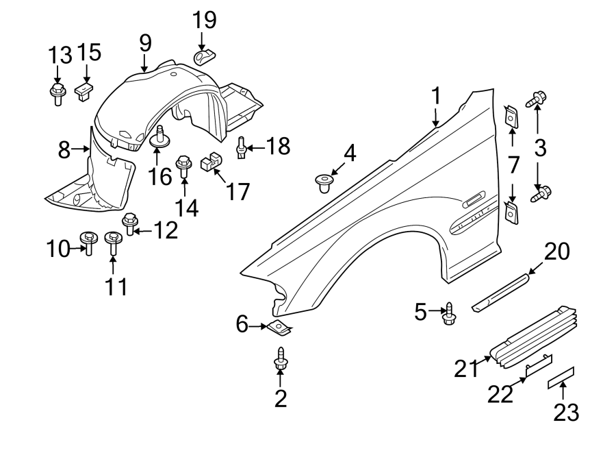 6EXTERIOR TRIM. FENDER & COMPONENTS.https://images.simplepart.com/images/parts/motor/fullsize/1945150.png