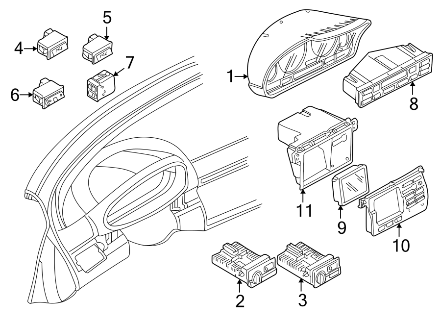 1INSTRUMENT PANEL. CLUSTER & SWITCHES.https://images.simplepart.com/images/parts/motor/fullsize/1945365.png