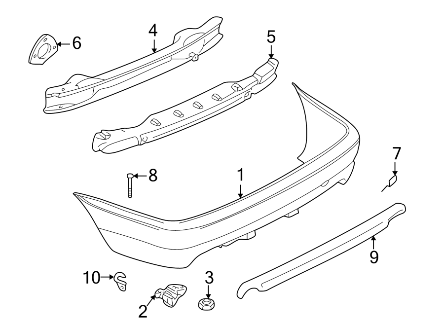 6REAR BUMPER. BUMPER & COMPONENTS.https://images.simplepart.com/images/parts/motor/fullsize/1945665.png