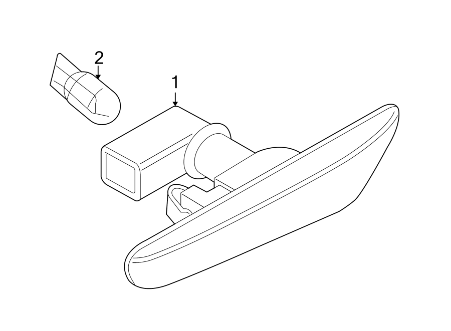 FRONT LAMPS. SIDE REPEATER LAMPS.