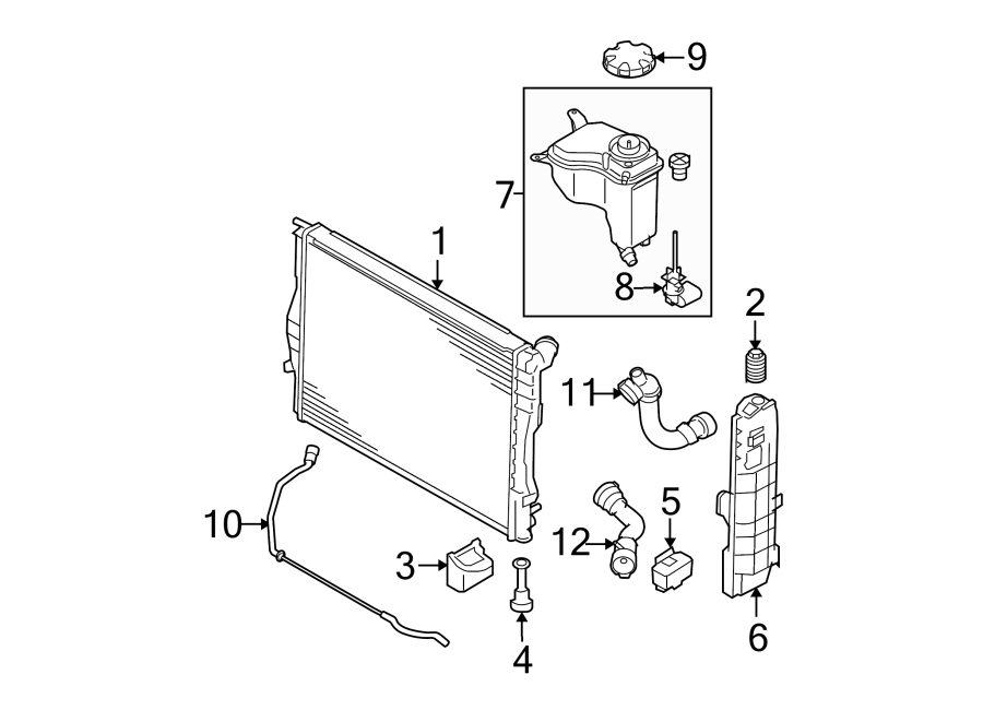 RADIATOR & COMPONENTS.