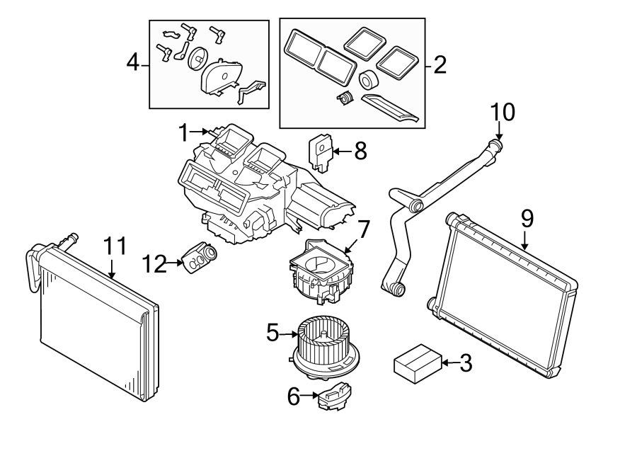 11AIR CONDITIONER & HEATER. EVAPORATOR & HEATER COMPONENTS.https://images.simplepart.com/images/parts/motor/fullsize/1946095.png