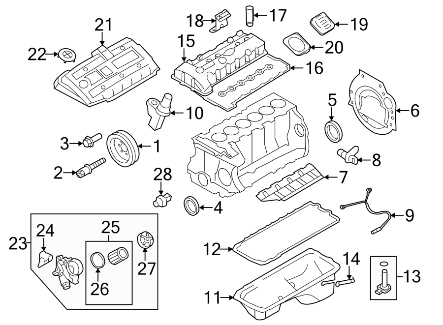 Engine parts.