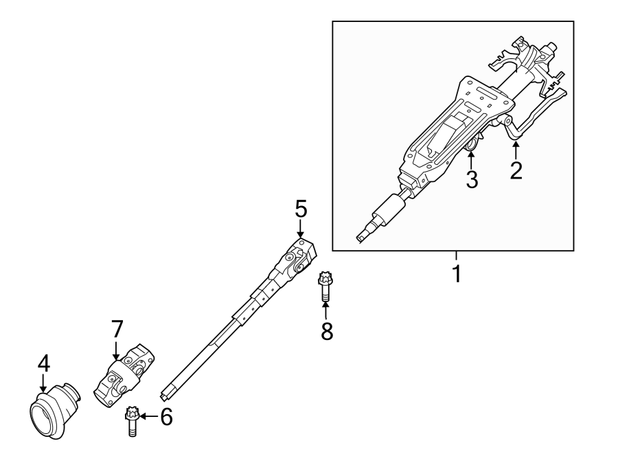 6STEERING COLUMN ASSEMBLY.https://images.simplepart.com/images/parts/motor/fullsize/1946320.png