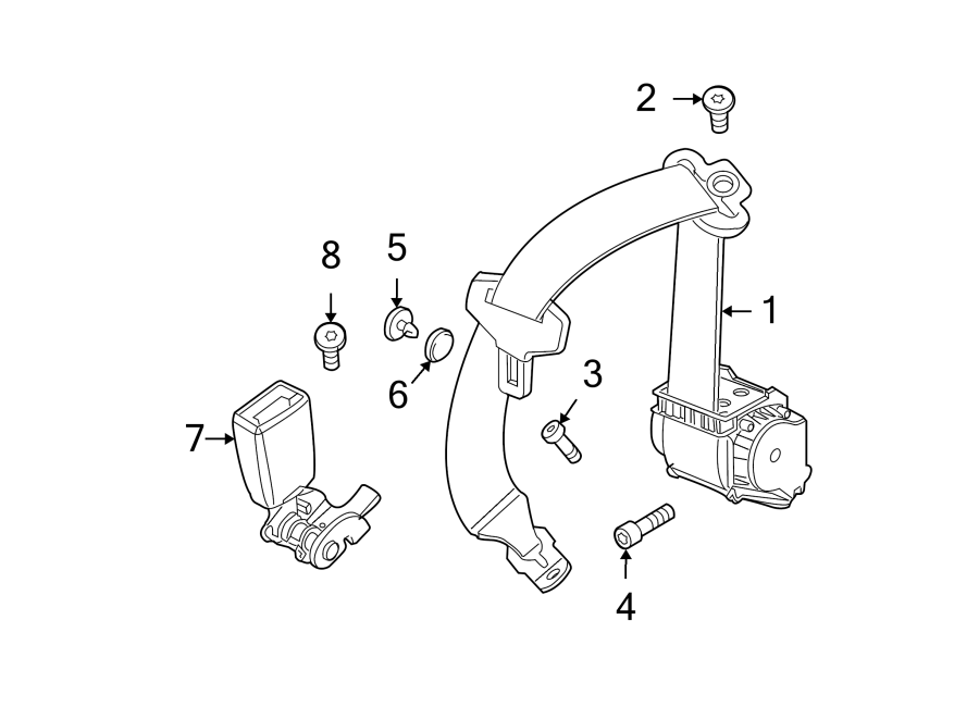 RESTRAINT SYSTEMS. REAR SEAT BELTS.