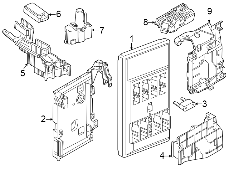 110 amp. 15 amp. 20 amp. 7. 5 amp. Front. Power distribution box.https://images.simplepart.com/images/parts/motor/fullsize/1947170.png