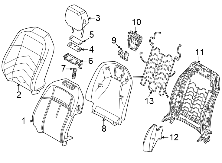 5Burgundy. Seat back components. Type 1. Type 2. W/MEMORY. W/MERINO leather. W/O memory. W/O merino leather. W/O ventilated seats. W/VENTILATED seats.https://images.simplepart.com/images/parts/motor/fullsize/1947435.png