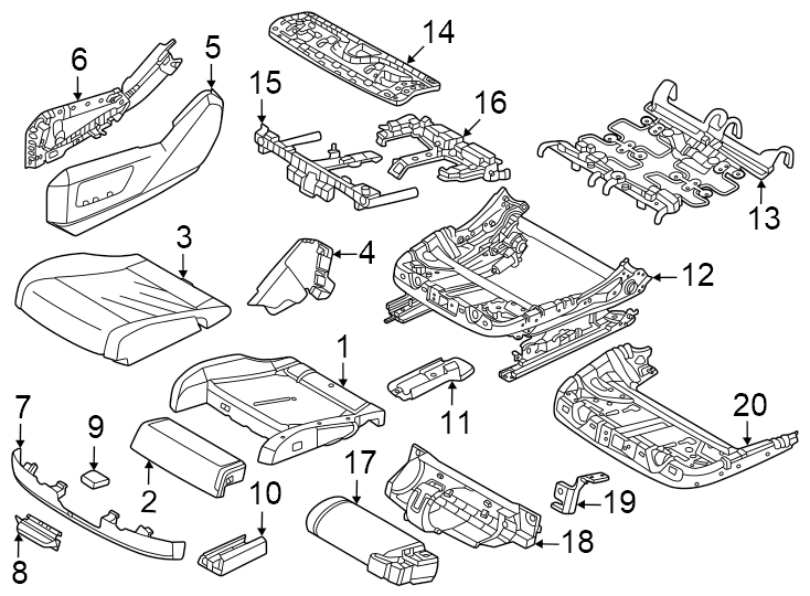 3Burgundy. Front. Rear. Seat cushion. Thigh support. W/LEATHER. W/MEMORY seat. W/O leather. W/O memory seat. W/O ventilated seats. W/VENTILATED seats.https://images.simplepart.com/images/parts/motor/fullsize/1947440.png