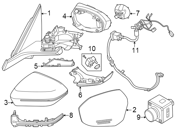 10Chrome. W/DRIVE assist pro. W/FRONT park aid. W/O drive assist pro. W/O front park aid.https://images.simplepart.com/images/parts/motor/fullsize/1947550.png