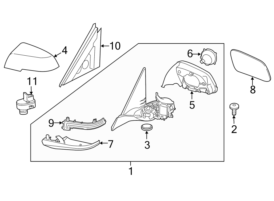 3FRONT DOOR. OUTSIDE MIRRORS.https://images.simplepart.com/images/parts/motor/fullsize/1948610.png