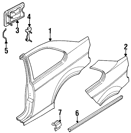 5QUARTER PANEL. EXTERIOR MOLDINGS.https://images.simplepart.com/images/parts/motor/fullsize/1950765.png