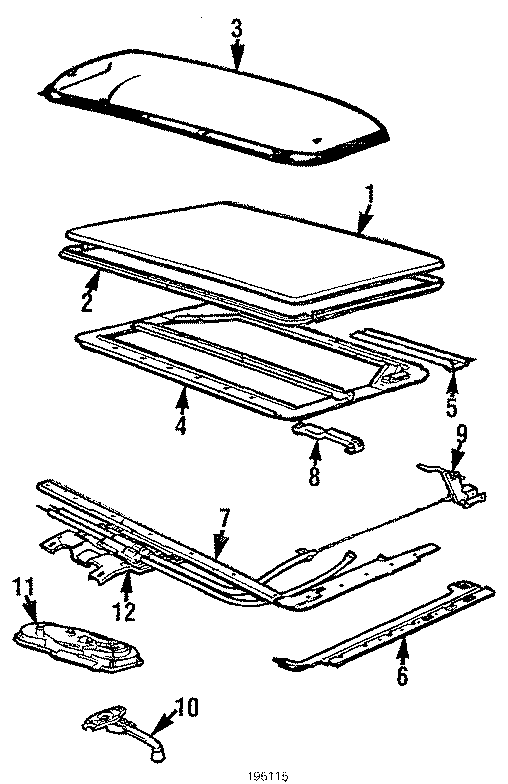 ROOF & BACK GLASS. SUNROOF.