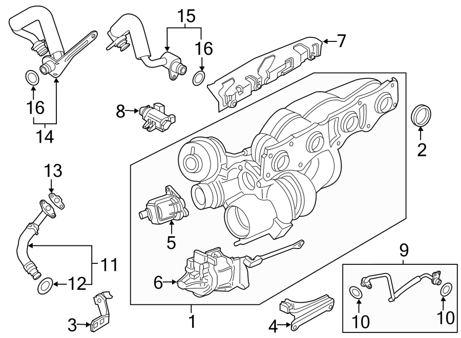 TURBOCHARGER & COMPONENTS.