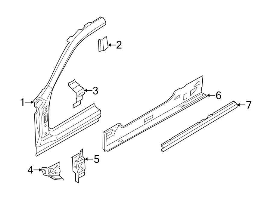 5PILLARS. ROCKER & FLOOR. HINGE PILLAR.https://images.simplepart.com/images/parts/motor/fullsize/1951532.png