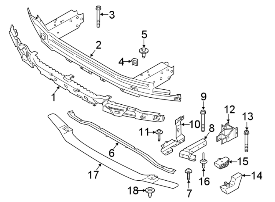 5FRONT BUMPER & GRILLE. BUMPER & COMPONENTS.https://images.simplepart.com/images/parts/motor/fullsize/1952037.png