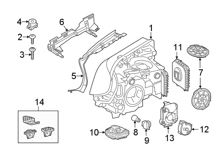 4Front lamps. Instrument panel. Headlamp components.https://images.simplepart.com/images/parts/motor/fullsize/1952055.png