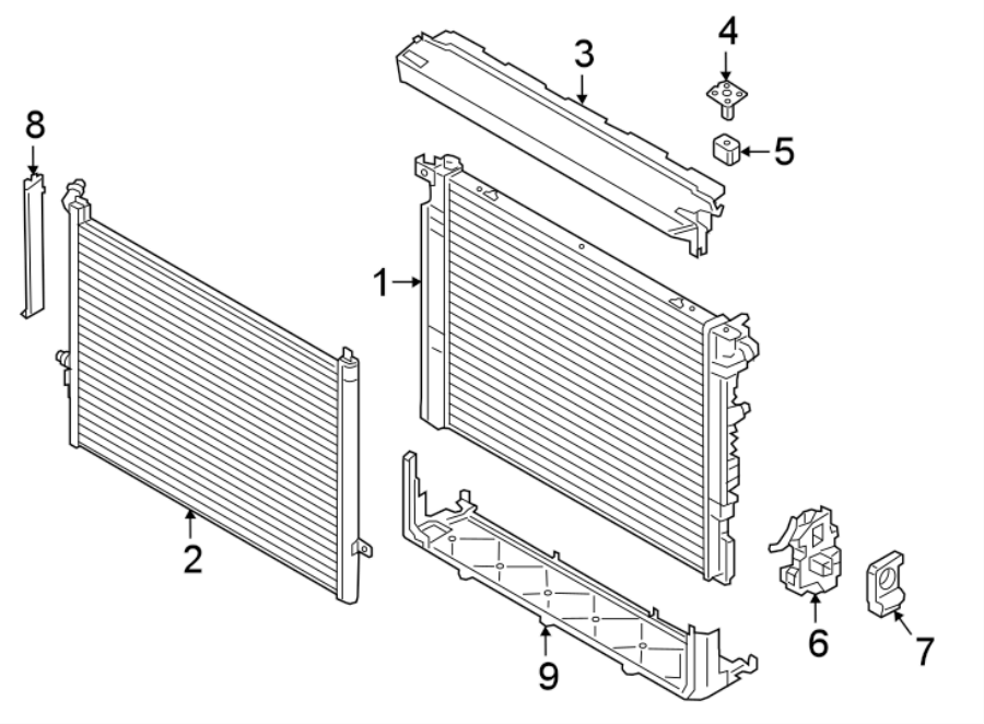 RADIATOR & COMPONENTS.