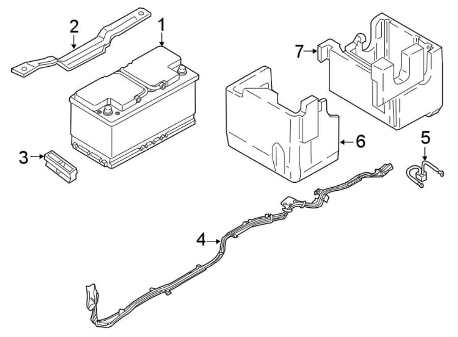 4Conventional primary. 105 amp. 50 amp. 60 amp. 69 amp. 92 amp. Auxiliary battery. Main battery. W/530E. W/O 530E.https://images.simplepart.com/images/parts/motor/fullsize/1952245.png