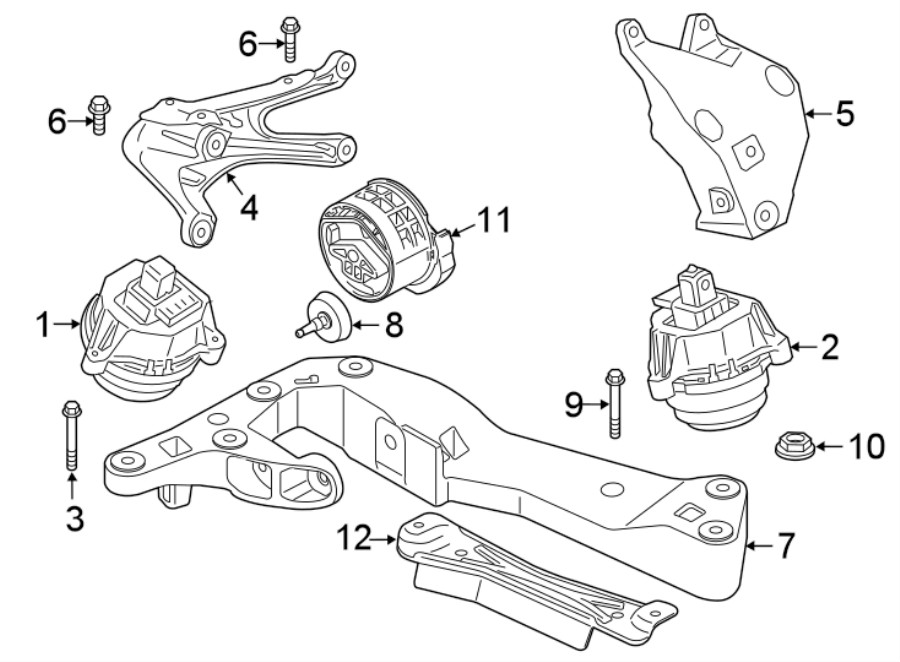 ENGINE & TRANS MOUNTING.