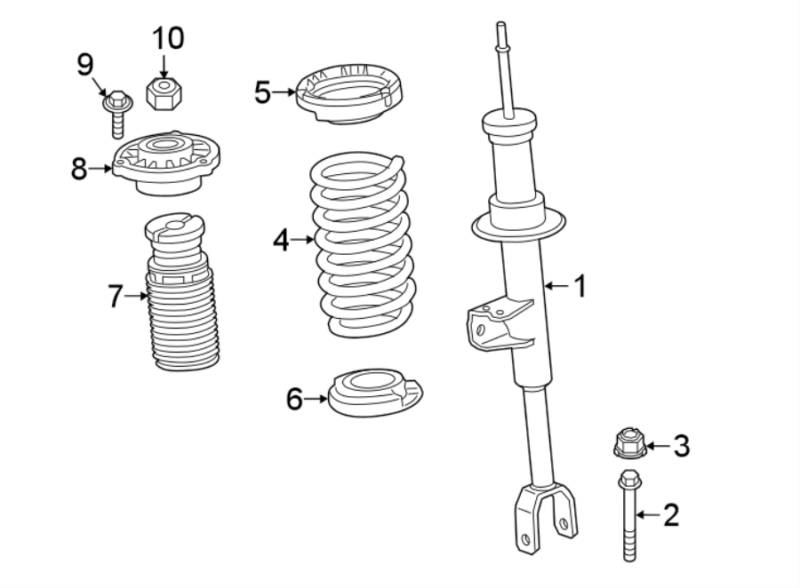 FRONT SUSPENSION. STRUTS & COMPONENTS.