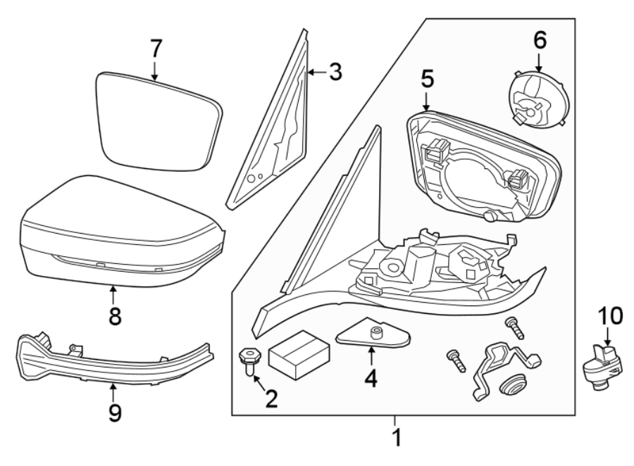 10FRONT DOOR. OUTSIDE MIRRORS.https://images.simplepart.com/images/parts/motor/fullsize/1952595.png