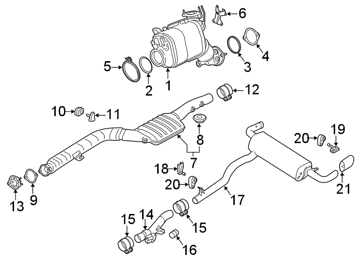 21EXHAUST SYSTEM. EXHAUST COMPONENTS.https://images.simplepart.com/images/parts/motor/fullsize/1952840.png