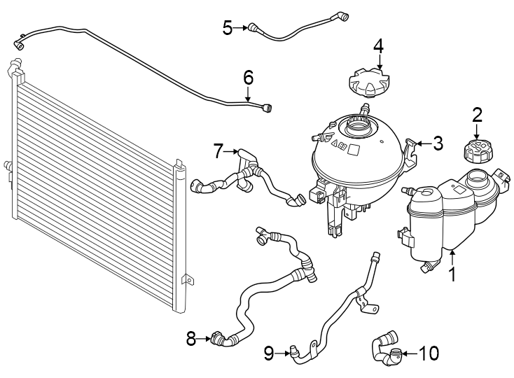 32. 0 liter. Auxiliary radiator.https://images.simplepart.com/images/parts/motor/fullsize/1953080.png