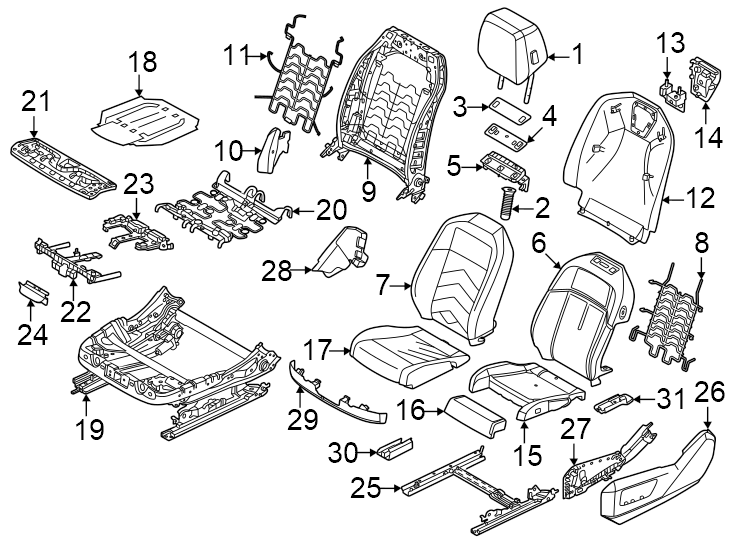 11Burgundy. Covers. Cushions & frames. Front. Inner. Leatherette. Outer. Rear. W/O luxury package.https://images.simplepart.com/images/parts/motor/fullsize/1953595.png