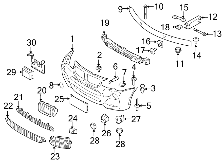 7FRONT BUMPER. BUMPER & COMPONENTS.https://images.simplepart.com/images/parts/motor/fullsize/1954015.png