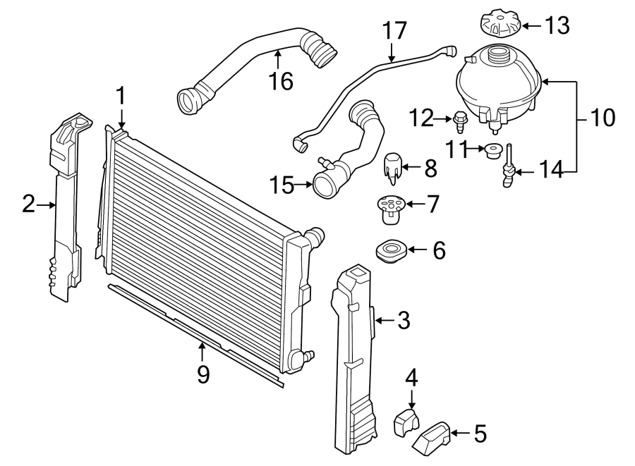 RADIATOR & COMPONENTS.