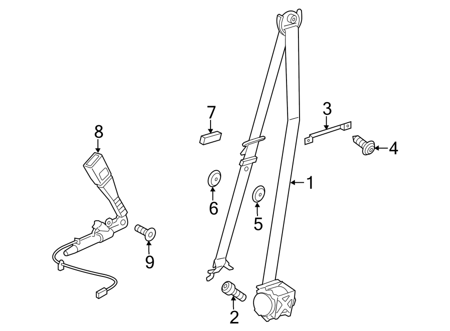 3RESTRAINT SYSTEMS. FRONT SEAT BELTS.https://images.simplepart.com/images/parts/motor/fullsize/1954450.png