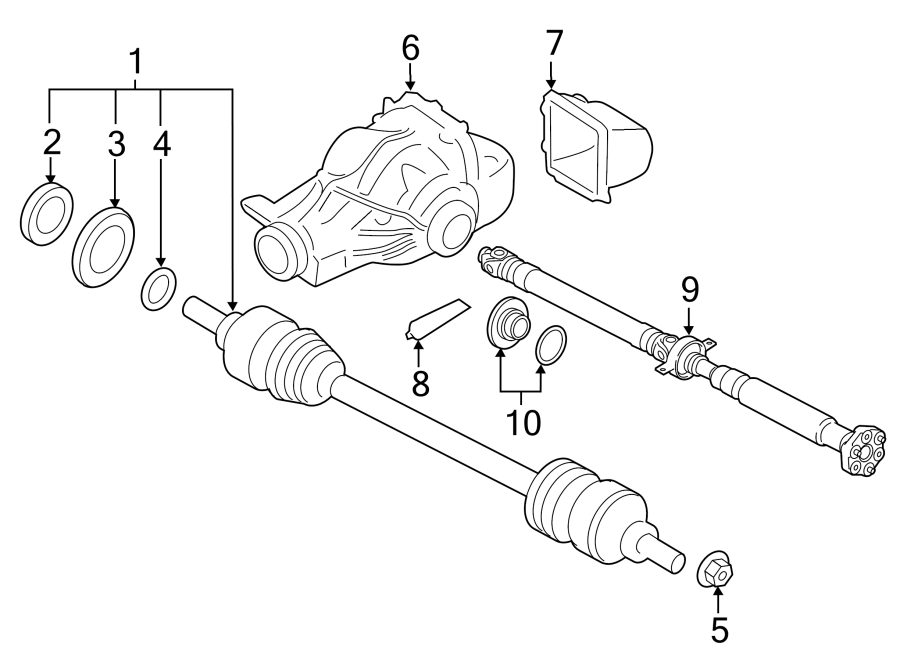 REAR SUSPENSION. AXLE & DIFFERENTIAL.